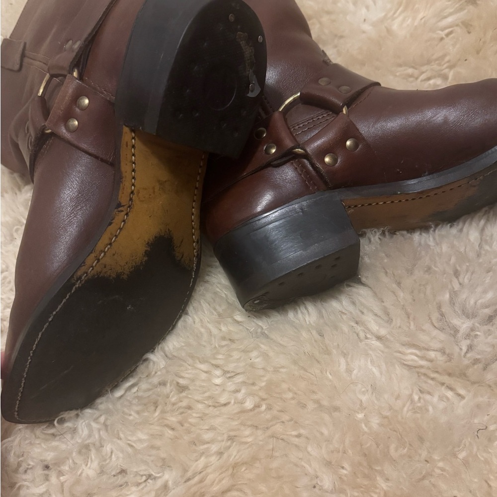 Vintage “Sears” leather boots in pristine condition! - Picture 5 of 9